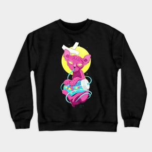 Fixing Holes with Cosmic Power Crewneck Sweatshirt